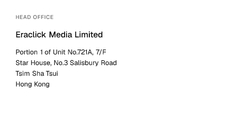 Hong Kong head office address (image)
